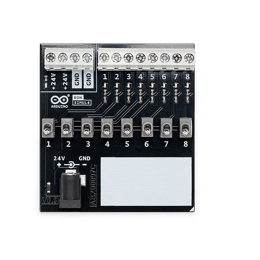 Arduino PLC Starter Kit con Arduino DIN Simul8 y Arduino DIN Celsius