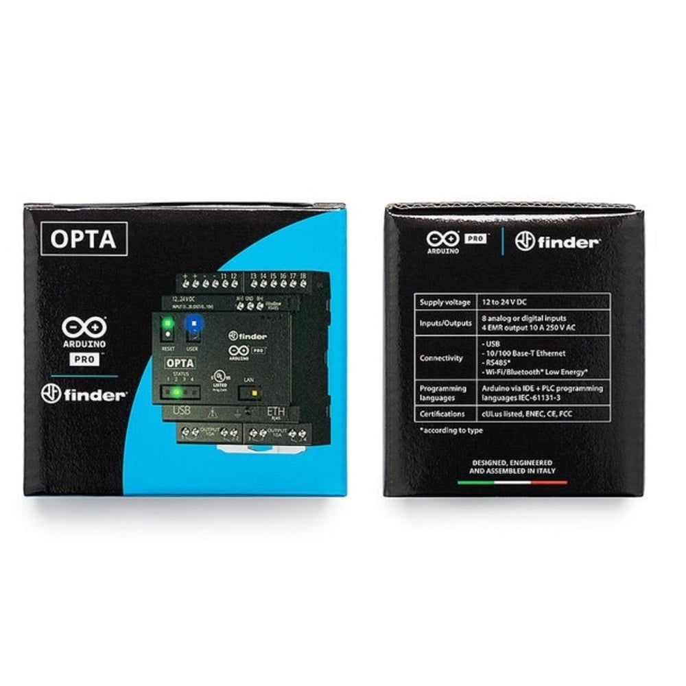 Arduino Opta RS485 - Mini PLC ETH 8DI/AI +4Relay Do