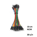 Cables Dupont para Protoboard M/M 30 Unidades