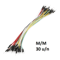 Cables Dupont para Protoboard M/M 30 Unidades