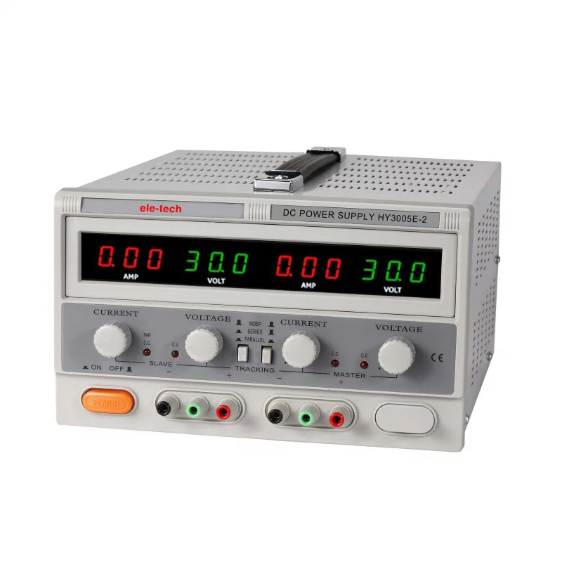 Fuente de Poder Digital Doble ELE-TECH con Doble Display
