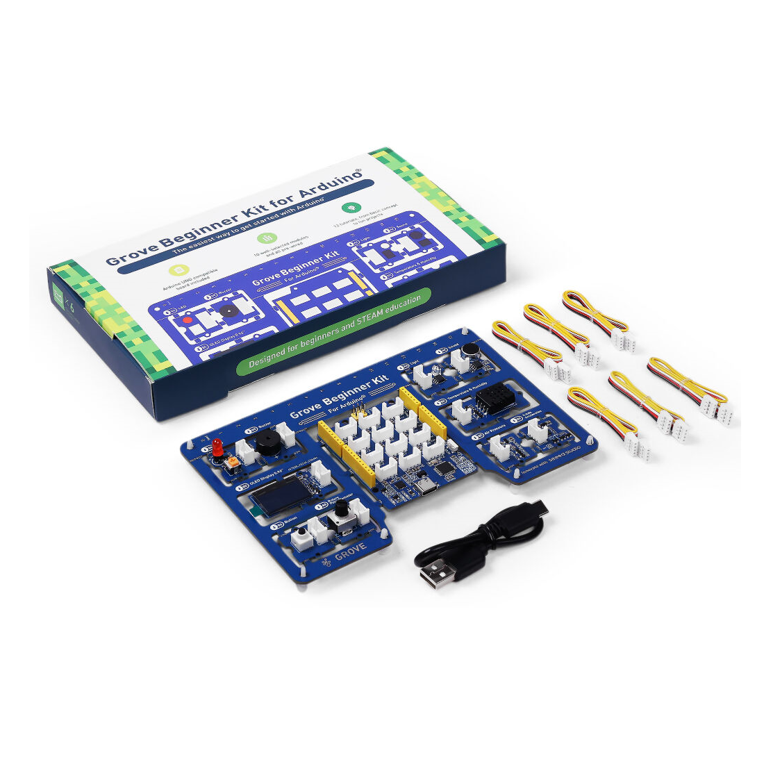 Grove Beginner Kit para Arduino Placa Todo en Uno