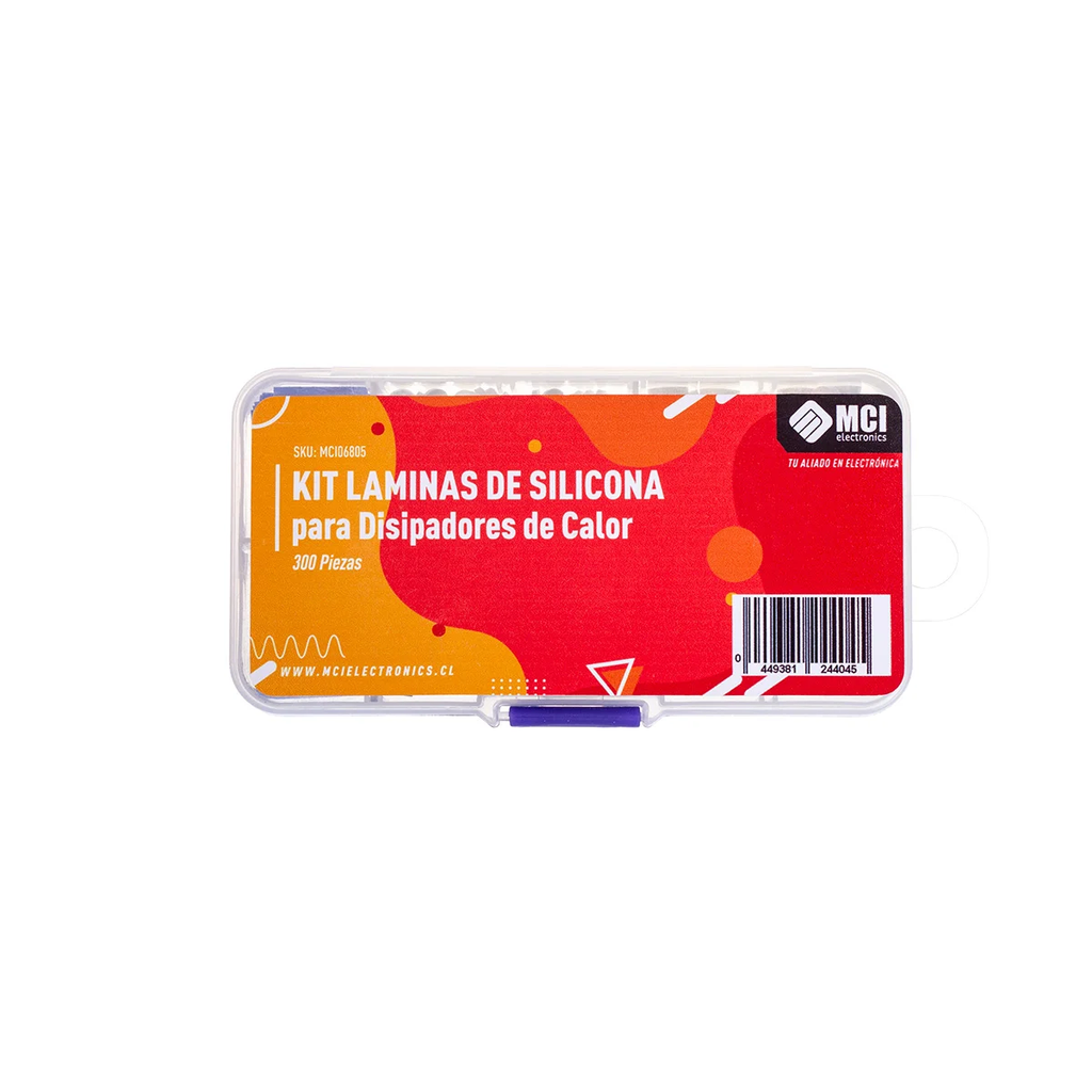 Kit Laminas de Silicona para Disipadores de Calor