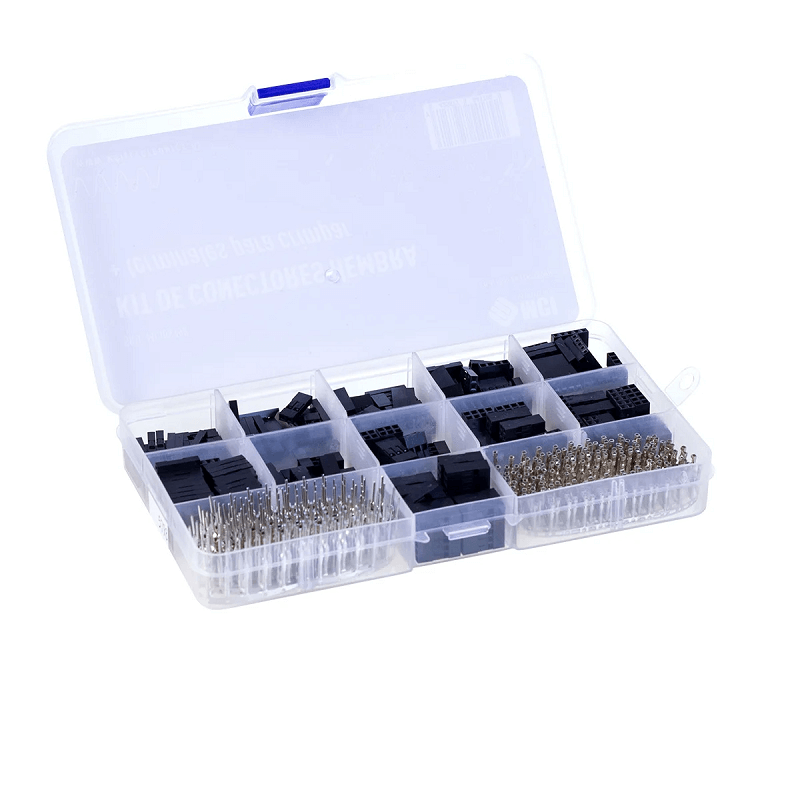 Kit de Conectores Dupont con Terminales para Crimpar