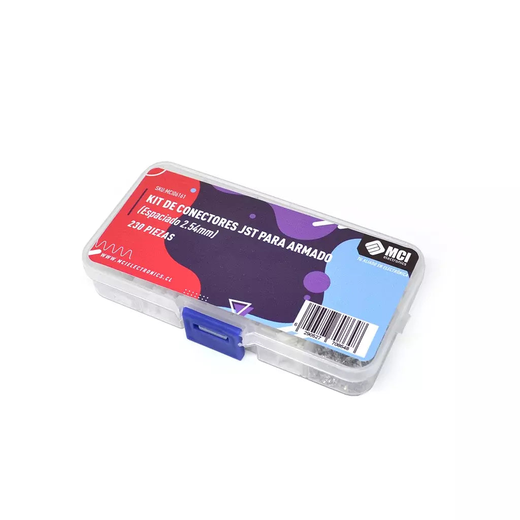 Kit de Conectores JST para Armado (espaciado 2.54mm)
