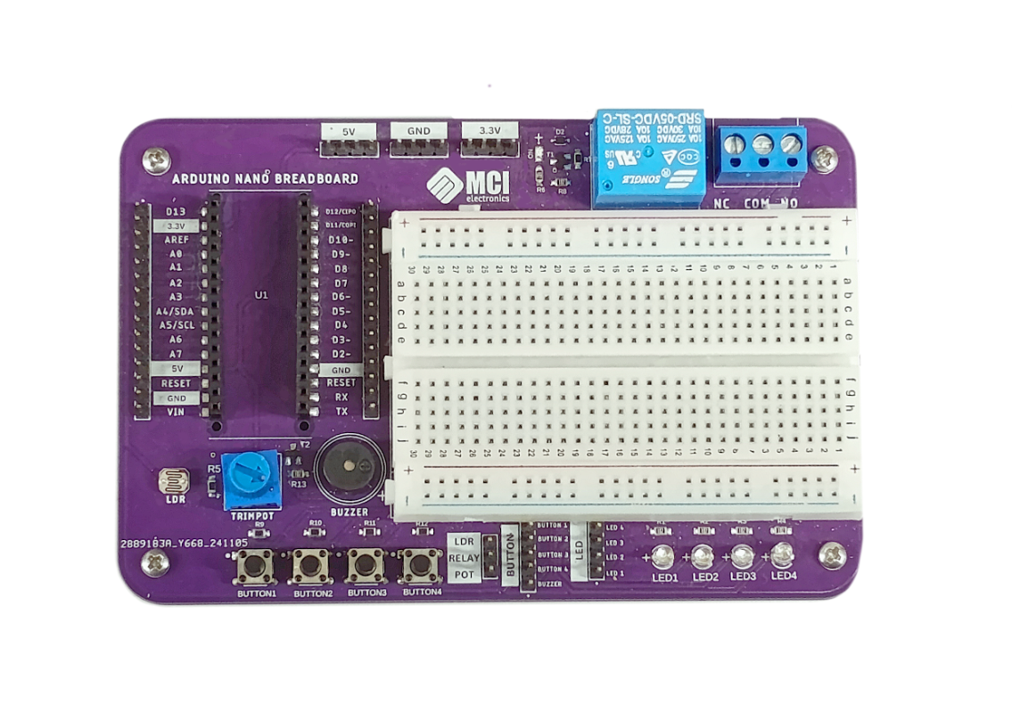 Kit de Prototipado en Breadboard para Arduino Nano