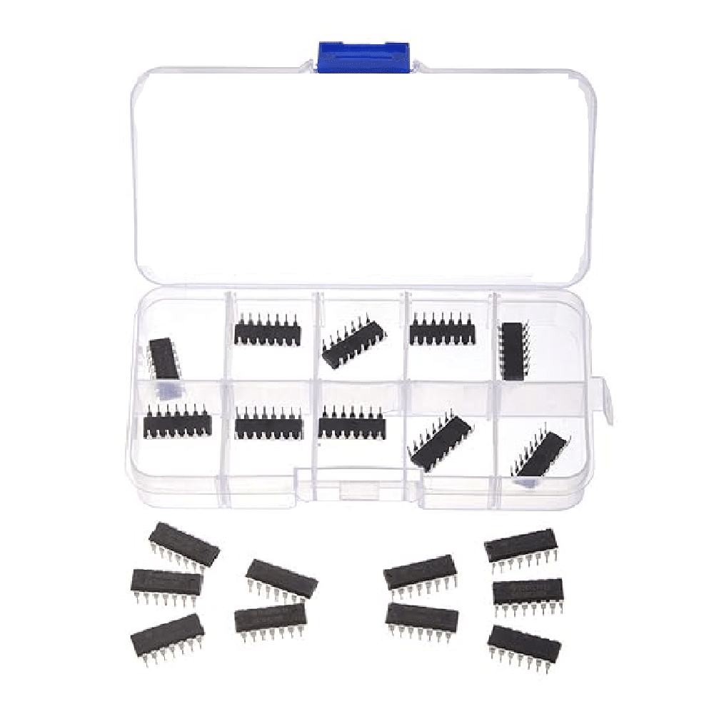 Kit de 20 Circuitos Integrados 74HCXX y 10 DIP