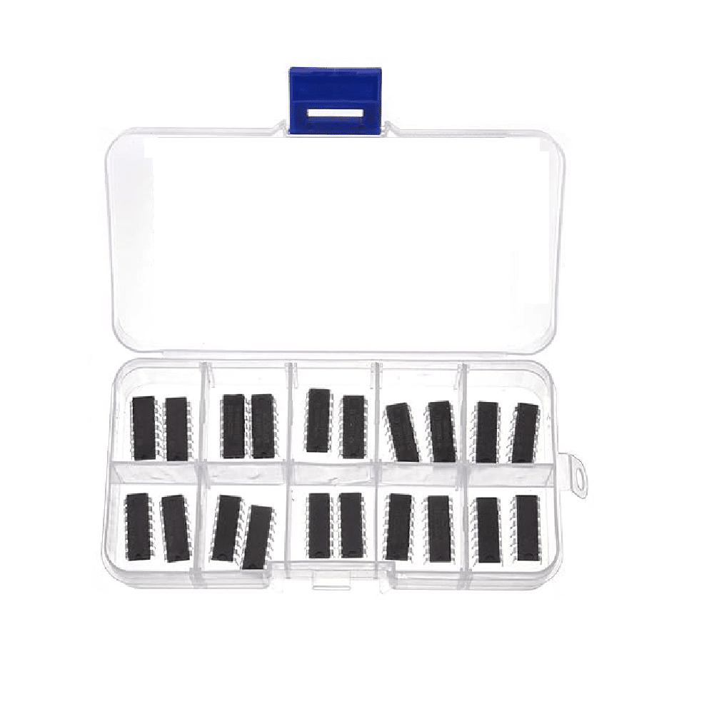 Kit de 20 Circuitos Integrados 74HCXX y 10 DIP