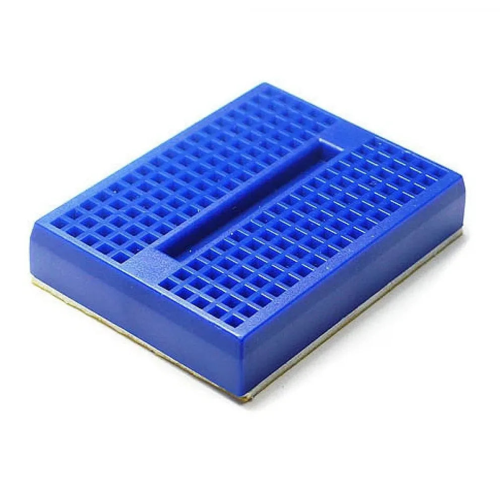 Mini Protoboard con Autoadhesivo - Azul 170pts