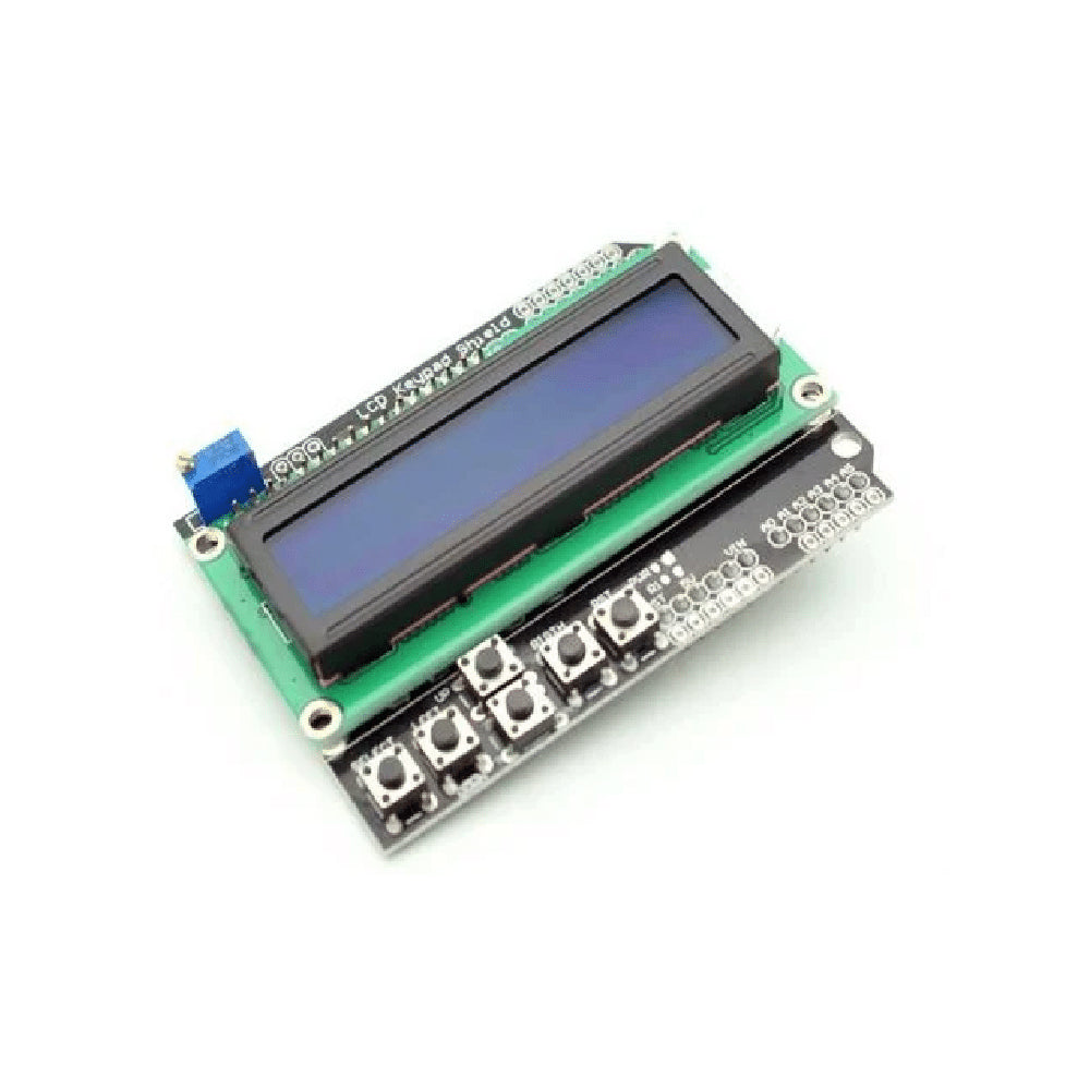 Shield LCD Keypad 16×02 para Arduino - 5 Botones