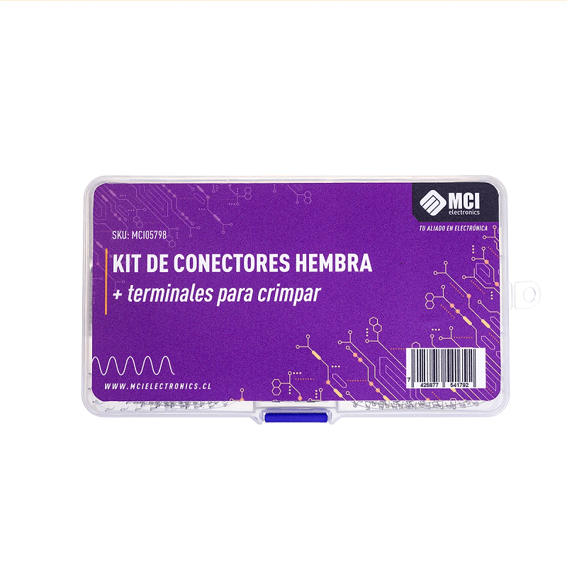 Kit de Conectores Dupont con Terminales para Crimpar
